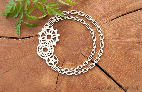 

Чипборд Рамка круглая стимпанк 2