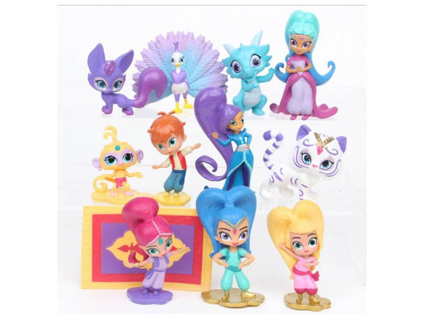 

Игровой набор Shimmer and Shine B1 12 фигурок героев Шиммер и Шайн