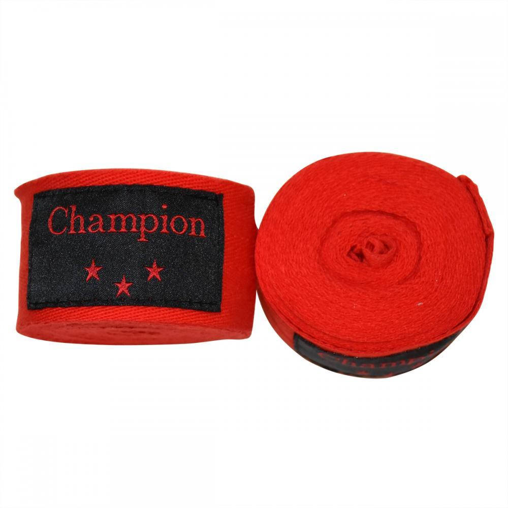 

Бинты боксерские Champion, 4м, хлопок, не эластичные, разн. цвета
