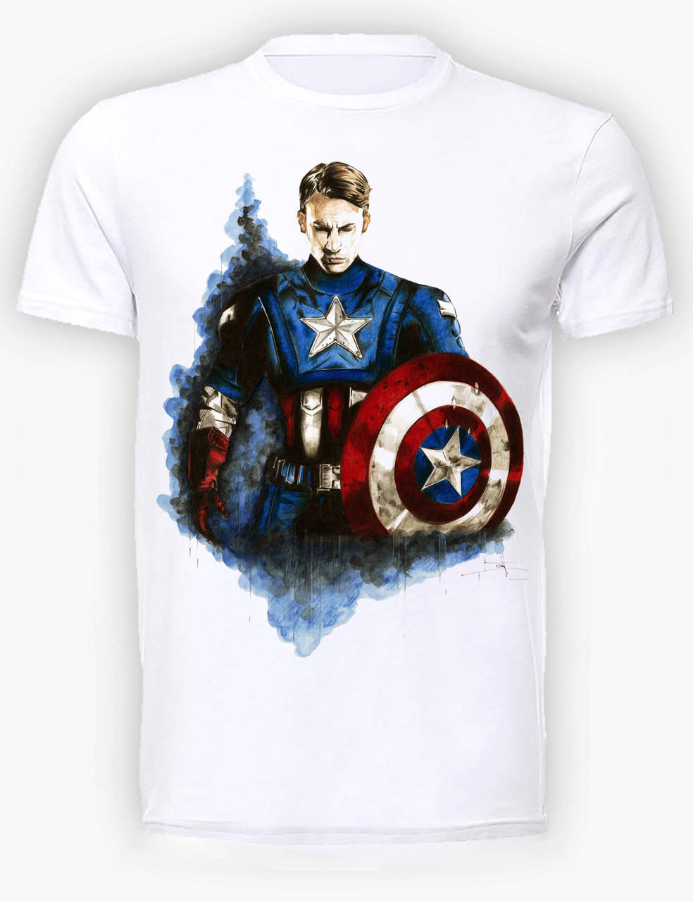 

Футболка мужская GeekLand Капитан Америка Captain America paint CA.01.018