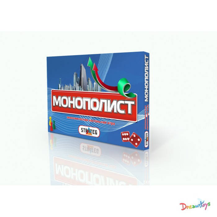 

Игра экономическая настольная "Монополист" в кор. 38*25*4см ТМ Стратег Украина 20шт
