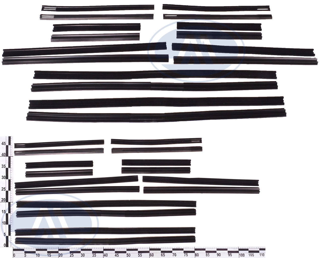 

_Уплотнитель опускного стекла двери ВАЗ 2101-03, 2106 (к-т 16 шт.) п/э уп.