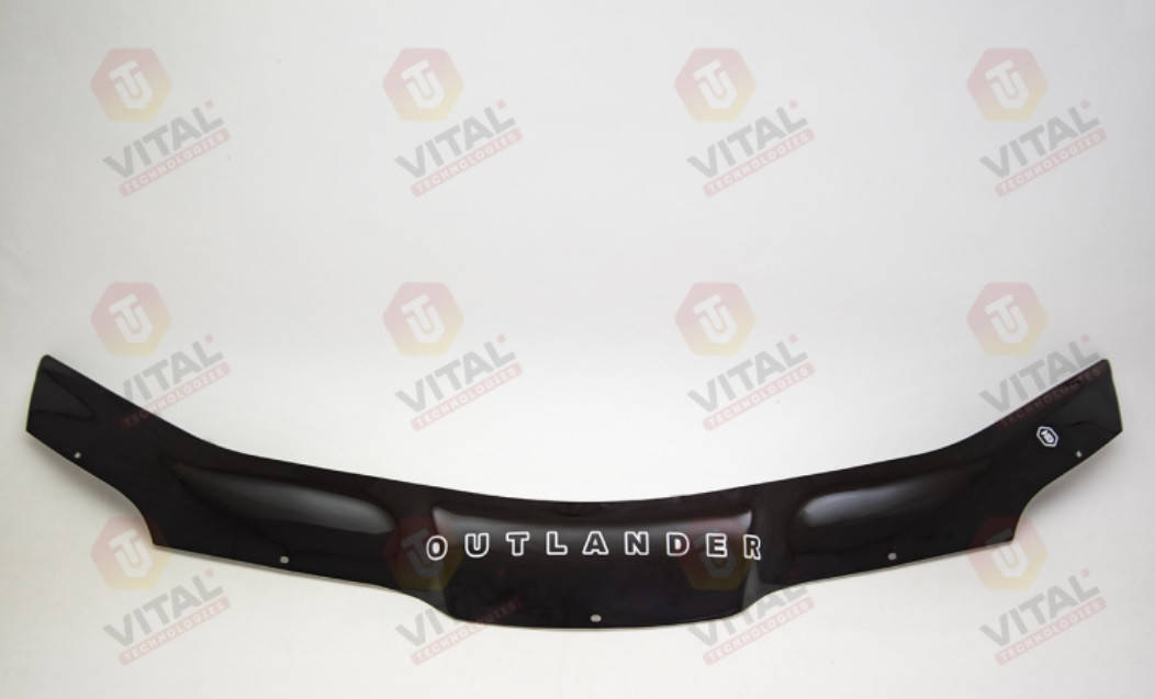 

Дефлектор капота VT52 (мухобойка) Mitsubishi Outlander 1 2001-2008, Vip Tuning, MSH09