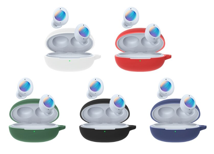 

Силиконовый защитный чехол на кейс Realme Buds Air 2 Neo, Разные цвета