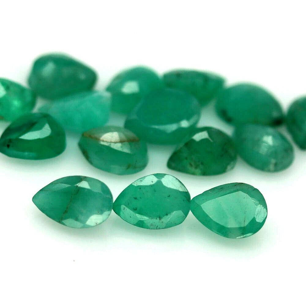 

Натуральный Изумруд груша 4.7х3.5 - 5.0х3.2мм 0.26ct, Зелёный