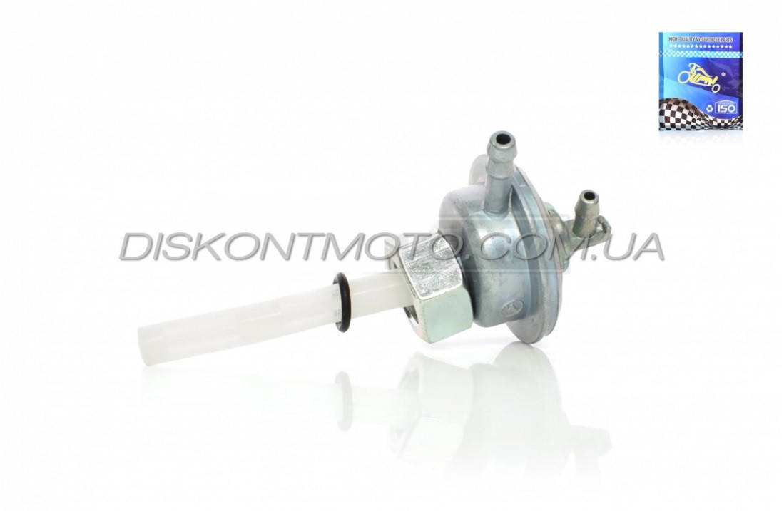 

Кран топливный вакуумный китайский 4Т скутер GY6 50 139QMB Viper RACE (с гайкой на бак ,d15mm) "LIPAI"