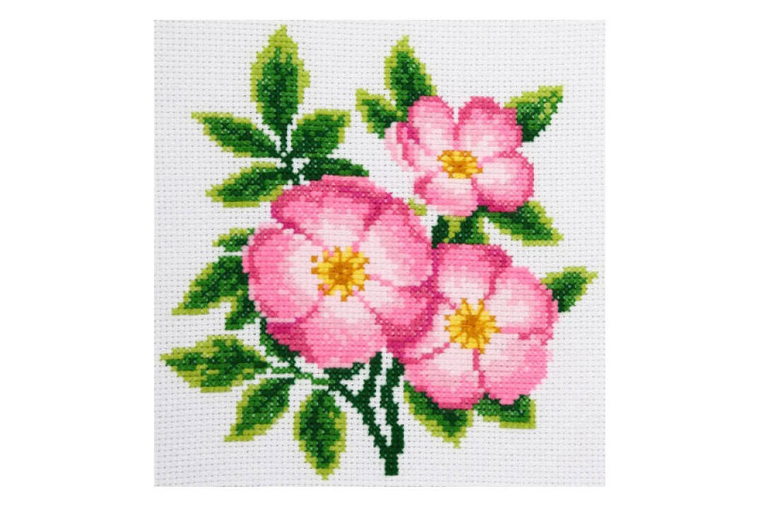 

Набор для вышивания крестиком "Шиповник" М-0202, ВДВ