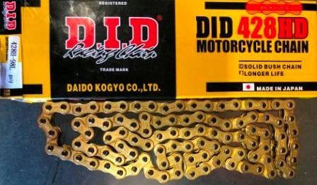 

Цепь 428H- 98L Альфа Дельта gold D.I.D. качество