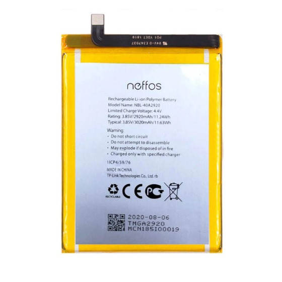 

Аккумулятор TP-Link Neffos C9A TP706A / NBL-40A2920 Original
