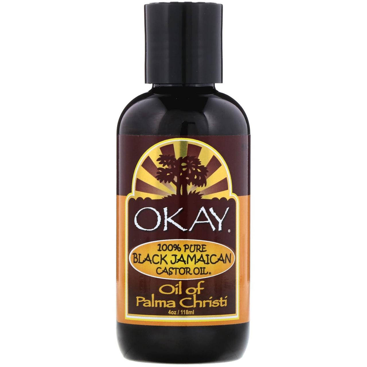 

Okay Pure Naturals, 100% Pure Black Jamaican Castor Oil, 4 oz (118 ml)