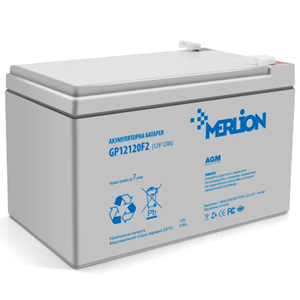 

Акумуляторна батарея MERLION 12V 12AH для дитячого електротранспорту