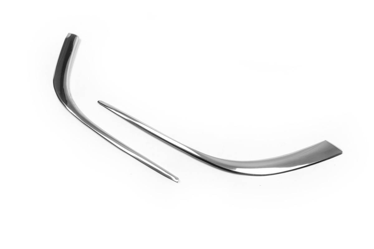 

Накладки на противотуманки (2 шт, нерж) 2010-2013, Carmos для Opel Astra J 2010↗ гг.