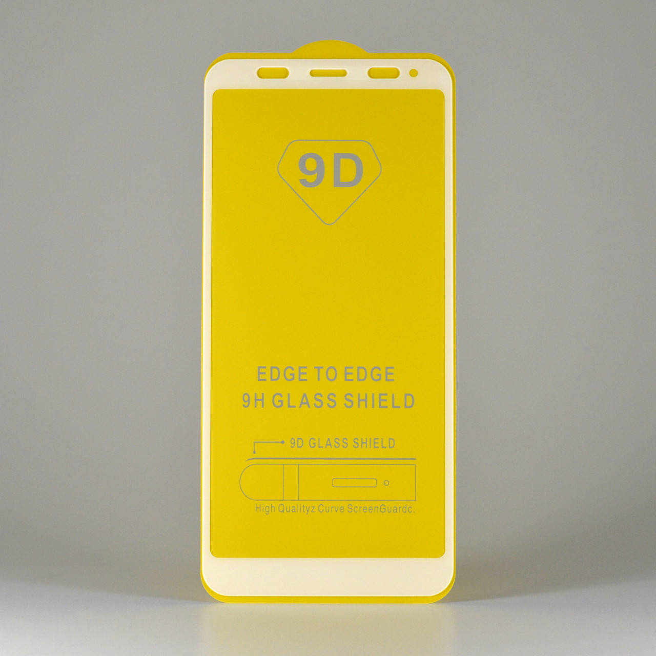 

Защитное стекло на Xiaomi Redmi Note 5 белое клей по всей поверхности, Белый