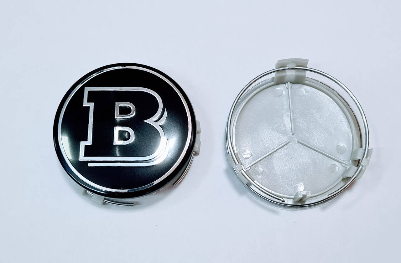 

Заглушки колпачки литых дисков Mercedes Brabus чёрный