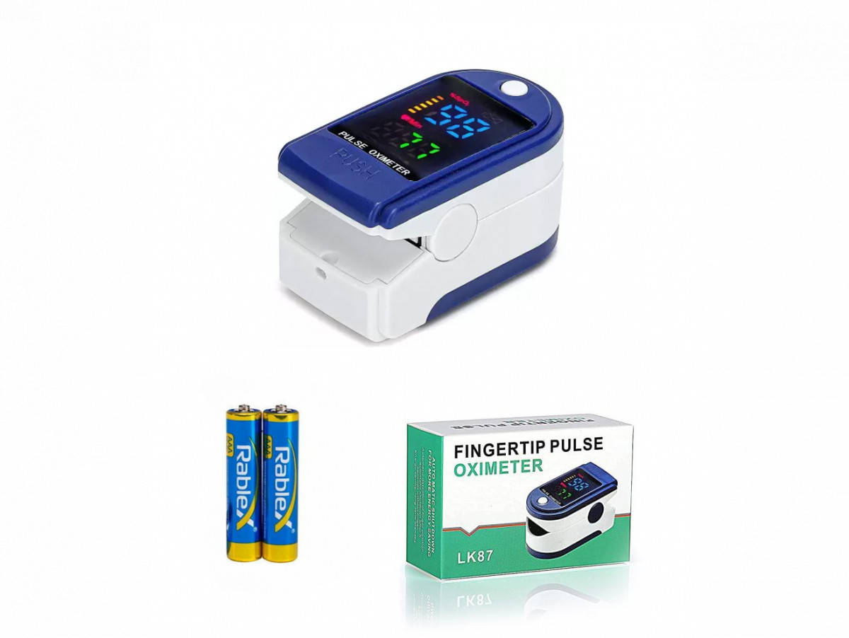 

Пульсоксиметр Fingertip Oximeter LK87, Синий