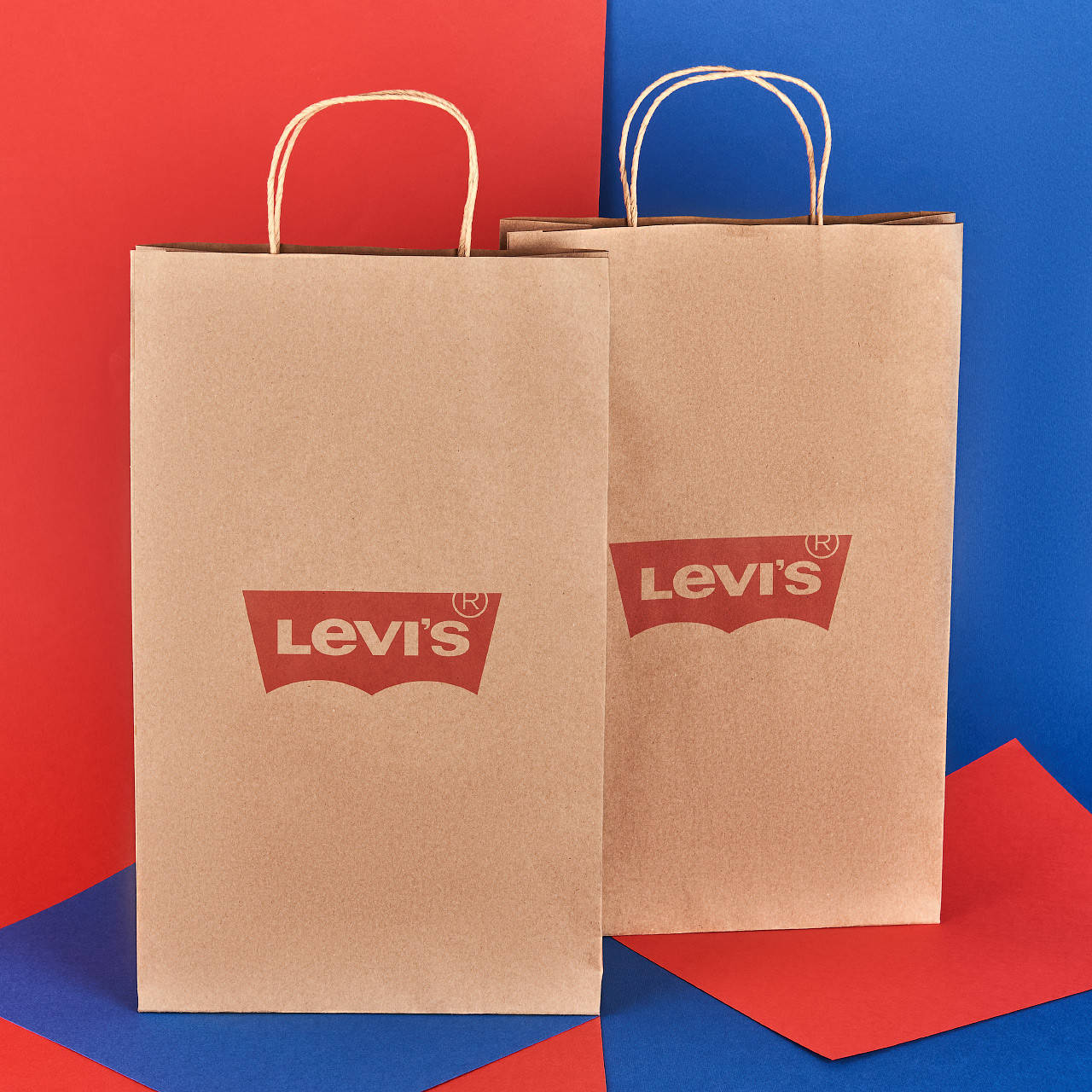

Пакет Levi's Левайс крафтовый 23*38*9см, Черный