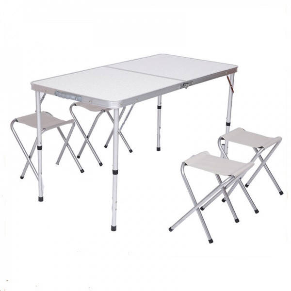 

Стол и стулья для пикника Folding Table Белый