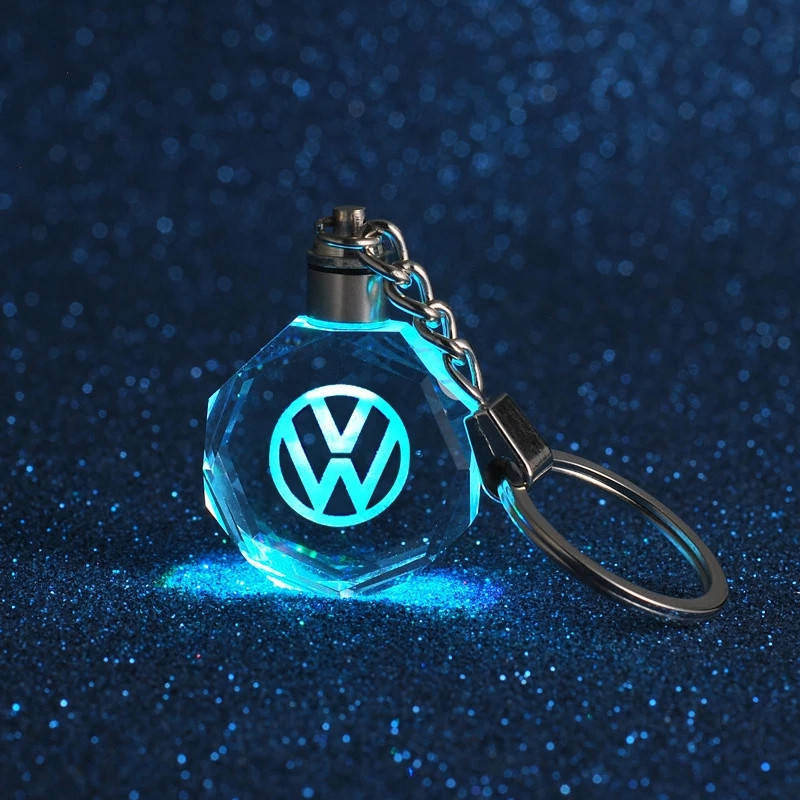 

Брелок з підсвіткою Volkswagen прозорий брелок для ключей автомобиля фольцваген
