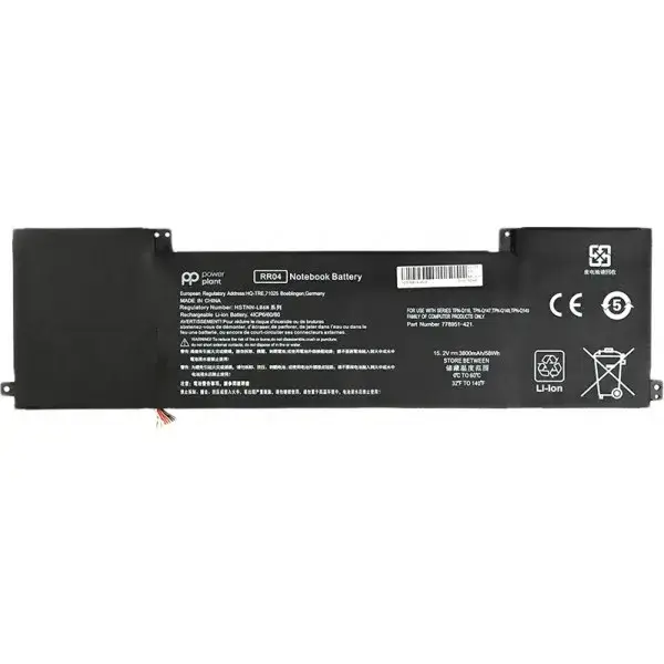 

Аккумулятор к ноутбуку PowerPlant NB461332 Black (HP Omen 15 15-5014TX RR04 15.2V/3800mAh/4Cells), Черный