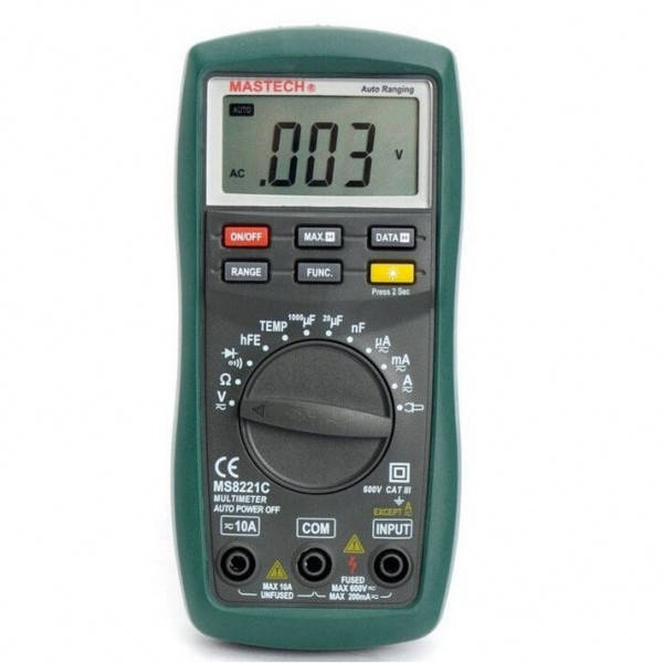 

Мультиметр универсальный Mastech MS8221C