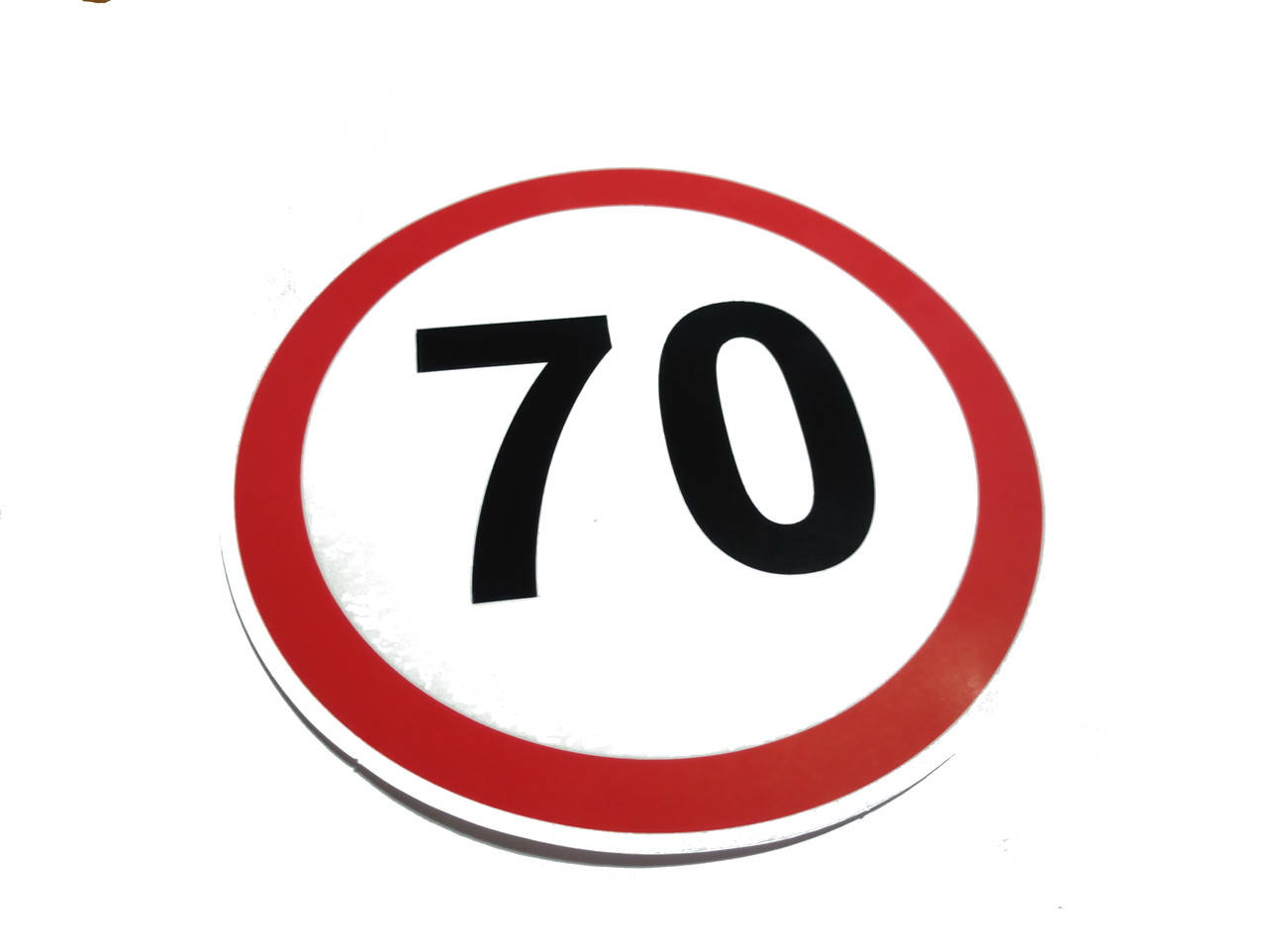 

Наклейка ограничитель скорости "70"