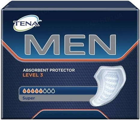 

Прокладки урологические для мужчин Tena Men Level 3 Super 16шт