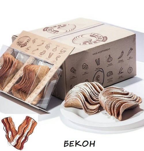 

Гренки Волнистые со вкусом бекона