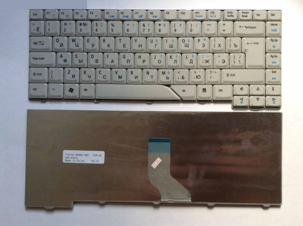 

Клавиатура ACER Aspire 5720 5720G 5720Z 5720ZG, Серый