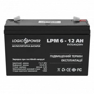 

Аккумулятор AGM LPM 6V - 12 Ah
