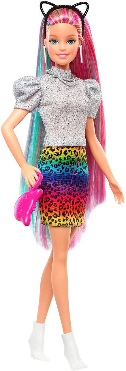 

Кукла Барби Радужный леопард Barbie Leopard Rainbow Hair Doll Blonde 29 см.