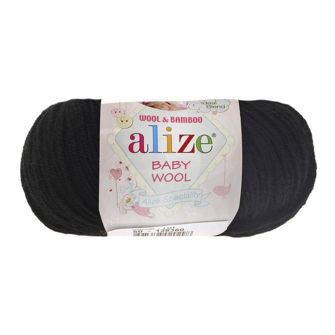

Alize Baby Wool черный №60