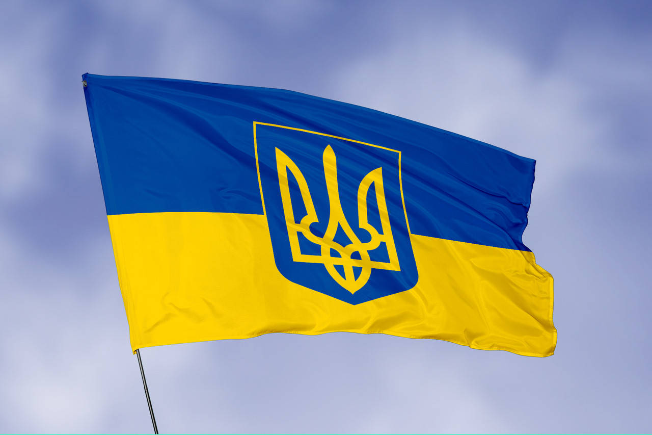 

Флаг УКРАИНЫ с гербом Standart (1,5х1 м)