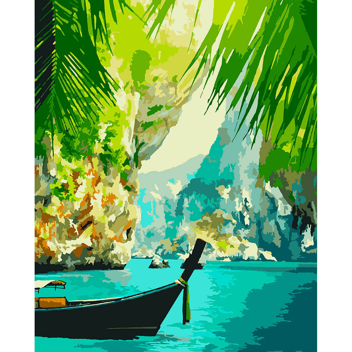 

Картина по номерам Бухта в Раю 40*50 см. Santi (954011)