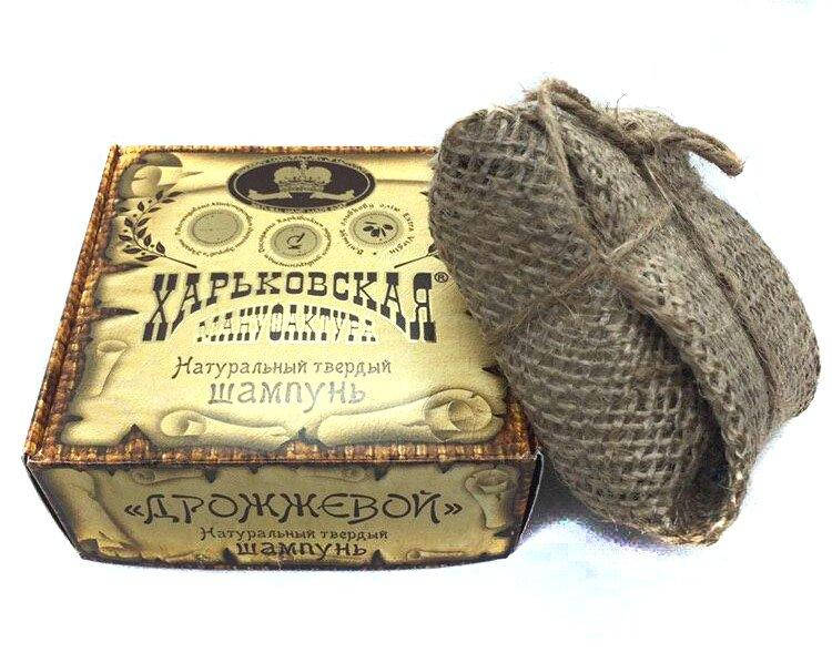 

Натуральный твердый шампунь "Дрожжевой", Харьковская мануфактура, 95 г