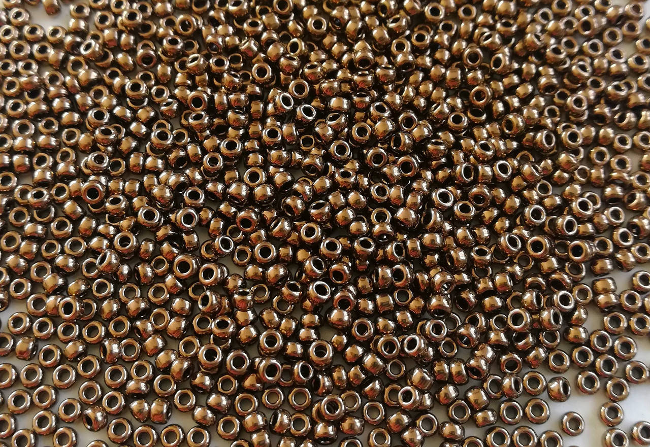 

0457 Японський бісер Miyuki Круглий 11/0 0457 Metallic Dark Bronze