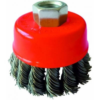 

Щетка для УШМ, чашечная, жгутовая проволока 75мм, посадка М14//WERK