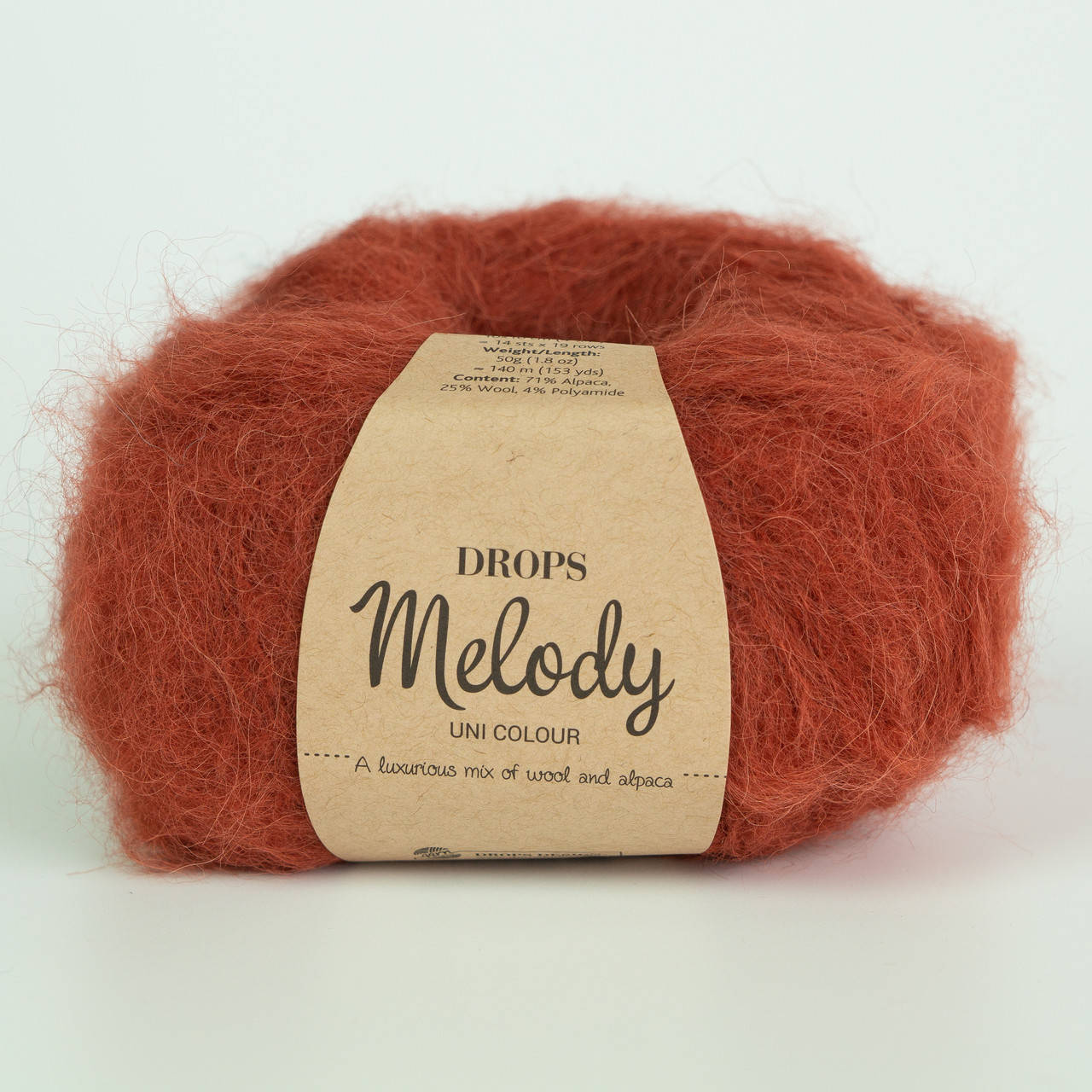 

Пряжа Drops Melody (цвет 19 brick)