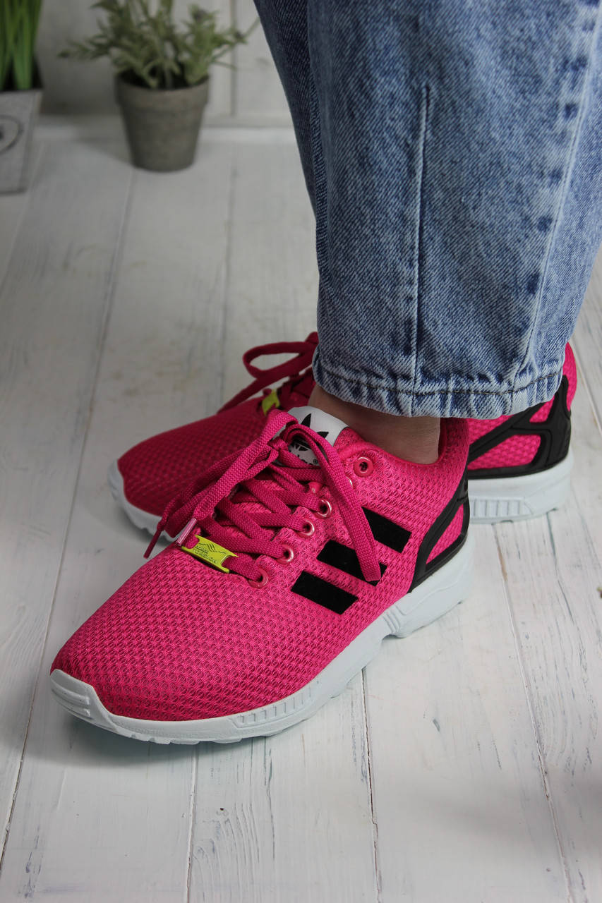 

Кроссовки легкие Adidas Torsion сетка розового цвета, Розовый