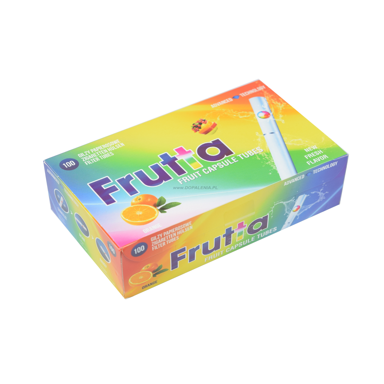 

Сигаретные гильзы для табака FRUTTA Orange (апельсин)