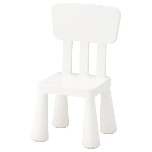

МАММУТ Детский стул, д/дома/улицы, белый, 40365371, IKEA, ИКЕА, MAMMUT
