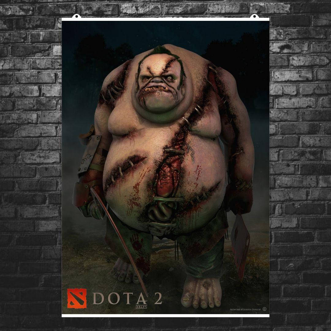 

Постер "Pudge, Пудж", Dota 2, Дота 2. Размер 60x43см (A2). Глянцевая бумага
