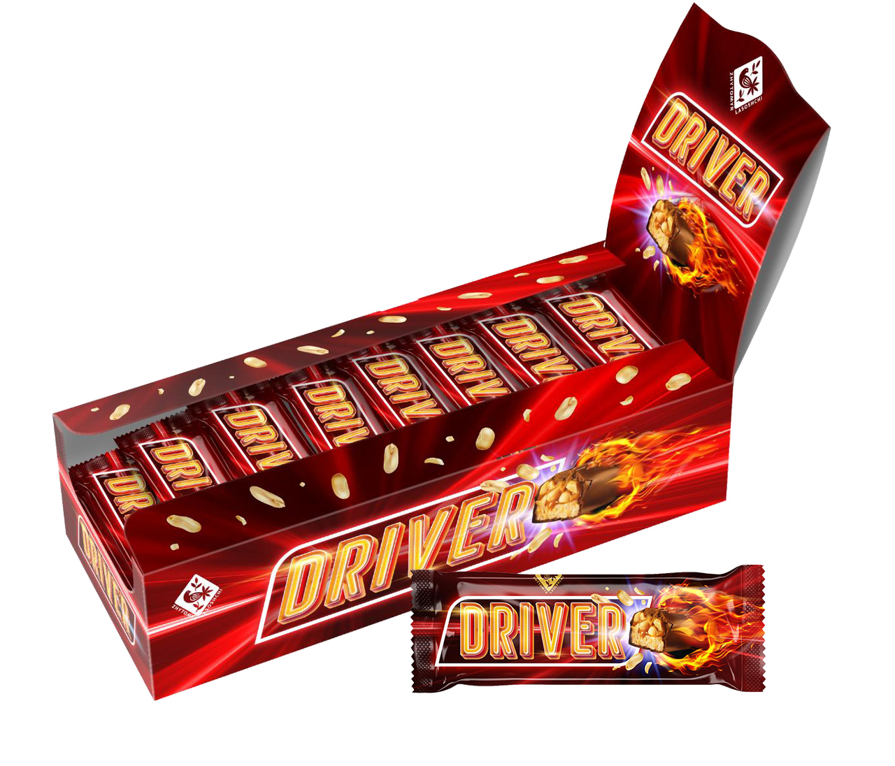 

Цукерки глазуровані "Driver" 960 г