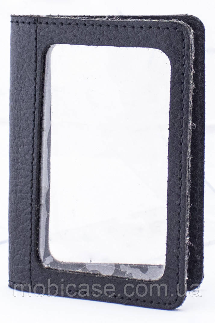 

Обложка для пластиковых документов водителя Standart (флотар черный)