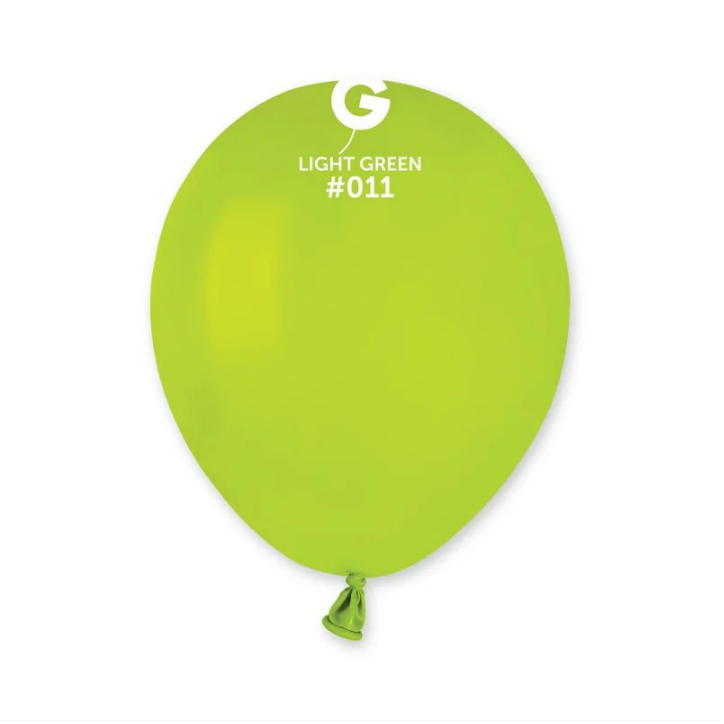 

Воздушные шары пастель салатовый 5" (13 см) Gemar