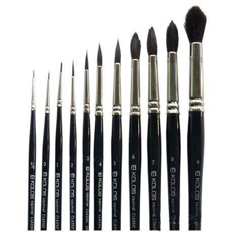

Кисть белка круглая Classic 3049R Kolos №0