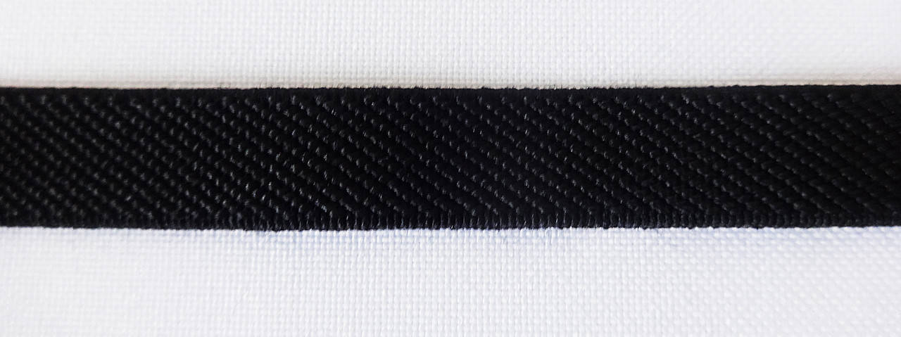 

Резинка для бретелей 1 см черная, Черный