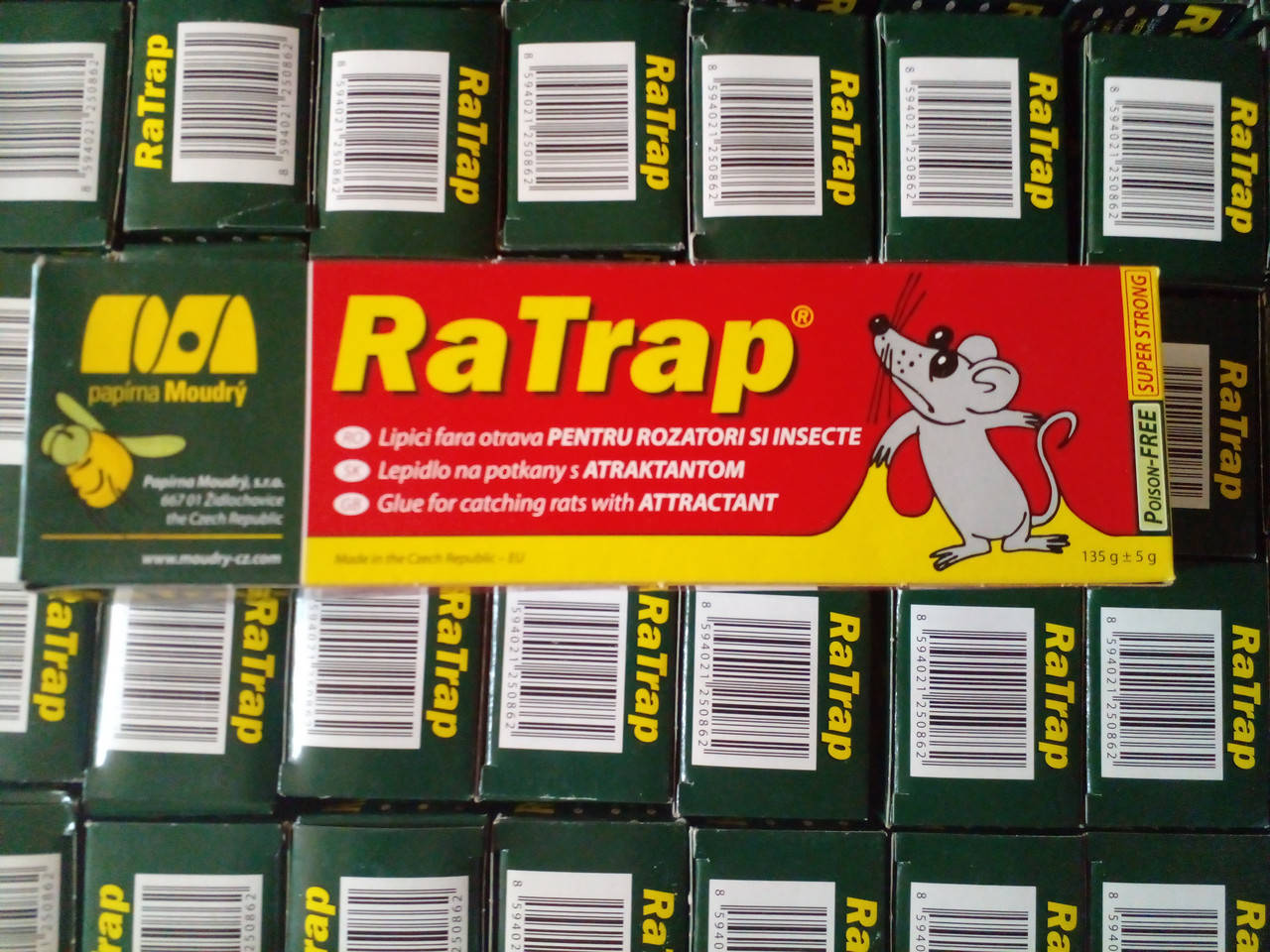 

Клей від мишей, щурів, гизунів Ra Trap 135г