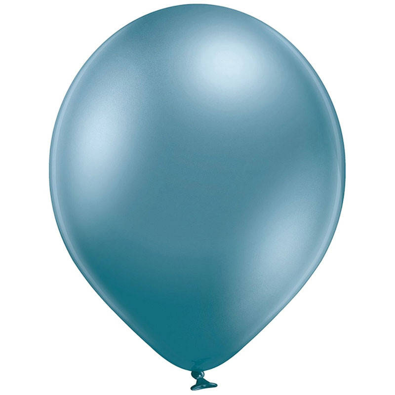

Латексные шарики 12" хром Glossy Blue В105/605 синий 25шт/уп BelBal