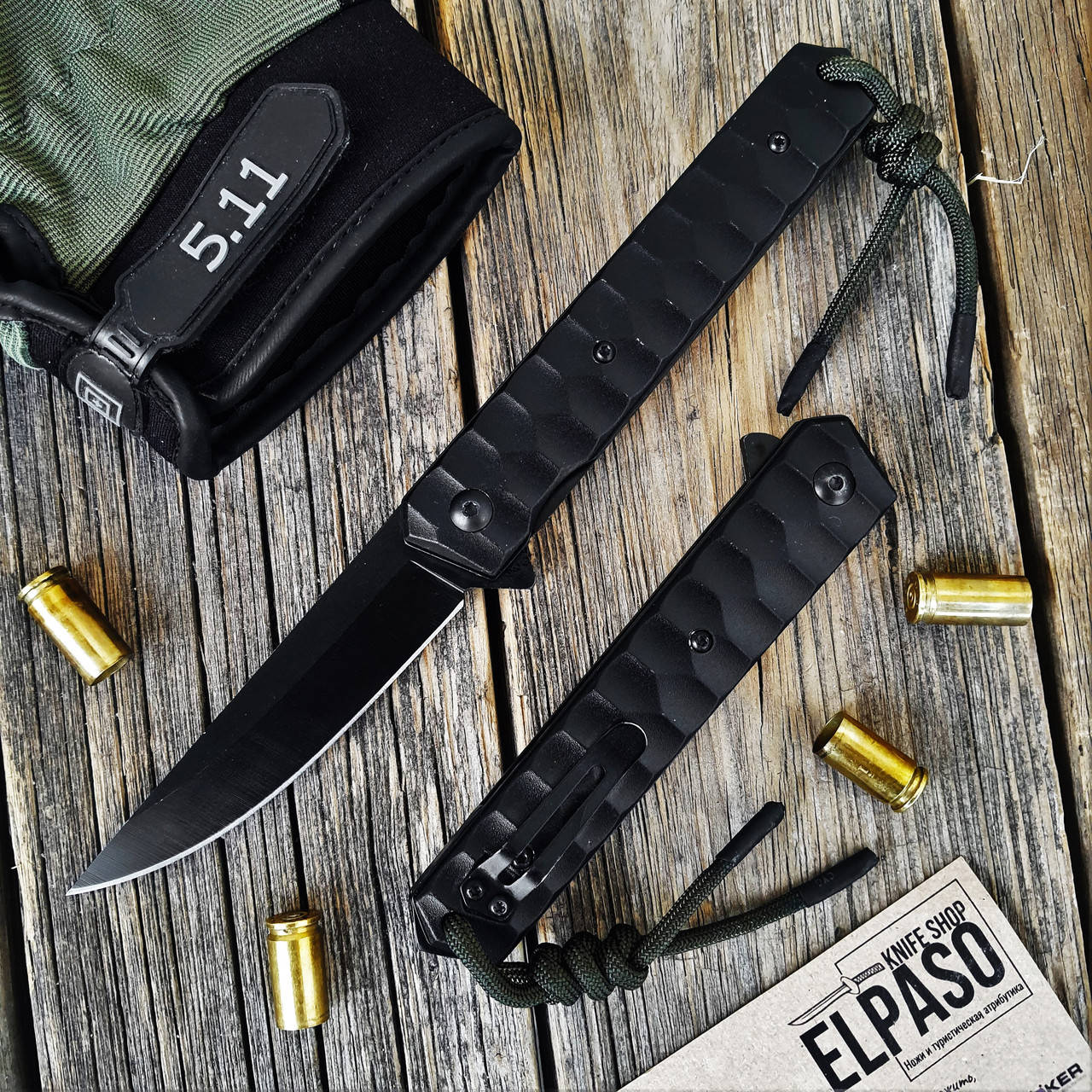 

Складной полуавтоматический нож XF-47, сталь 440, чехол в комплекте, Черный