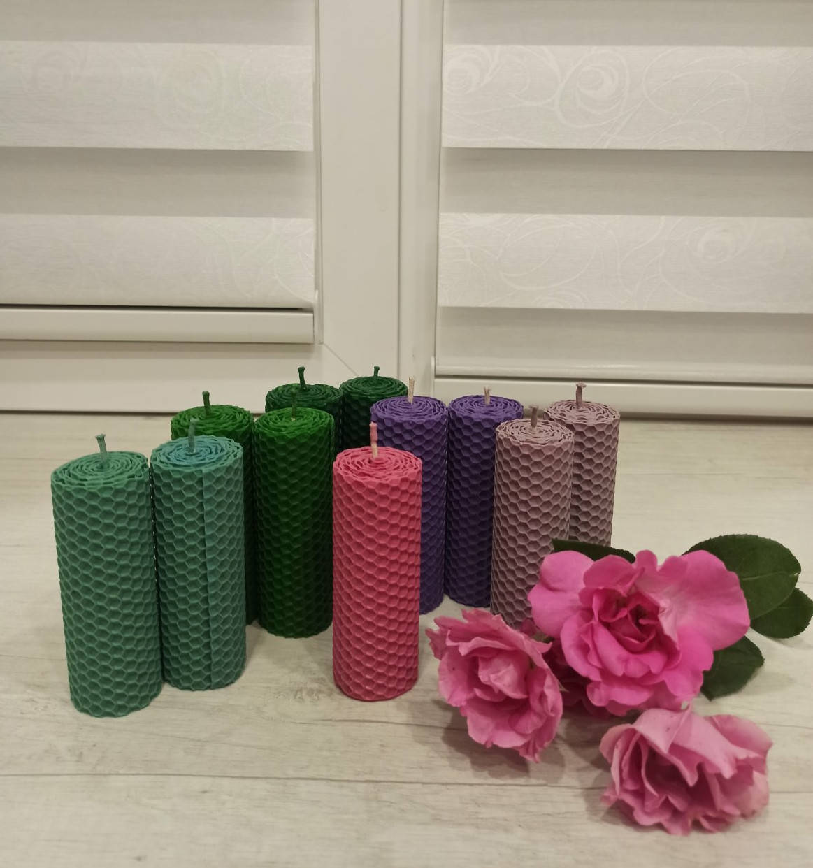 

Ароматные свечи из вощины